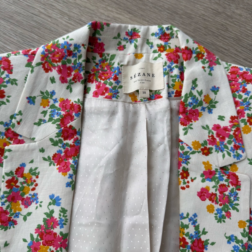 Sezane floral blazer - Picture 6 of 7